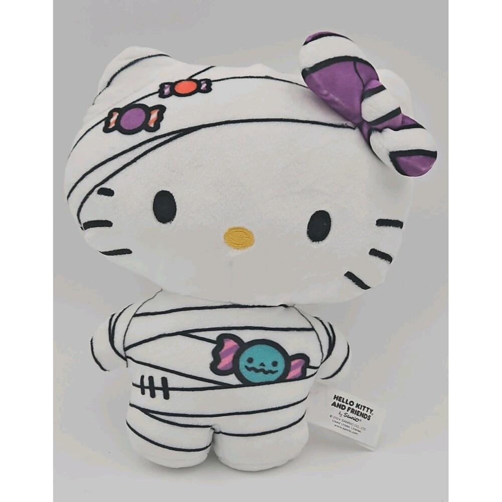 Hello Kitty And Friends 2024 Sanrio Halloween Mummy Plush 8" Cat Stuffed Animal